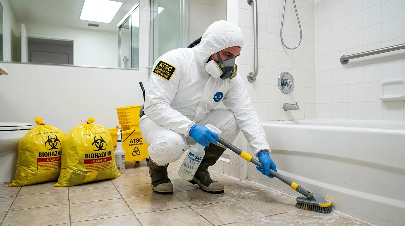 Decontamination equipment deployed for Blood Cleanup in Dahlonega